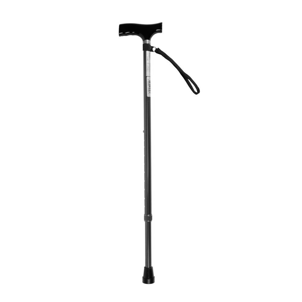 Alumīnija spieķa ar regulējamu augstumu, koka rokturi RF-510 noma