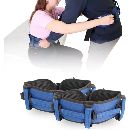  Pārvietošanas josta ar 7 rokturiem, kompelkts 2 gb pacientam un aprūpētājam 