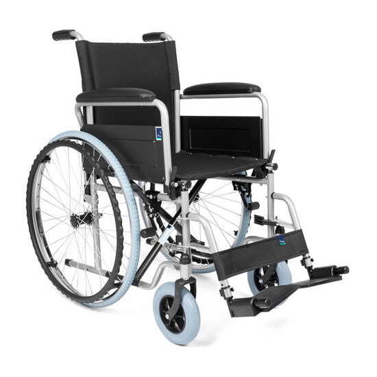 Ratiņkrēsls ar paceļamiem roku balstiem BASIC-TIM 46cm
