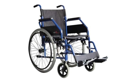 Ratiņkrēsls RehaPrima ar paceļamiem roku balstiem 38 cm