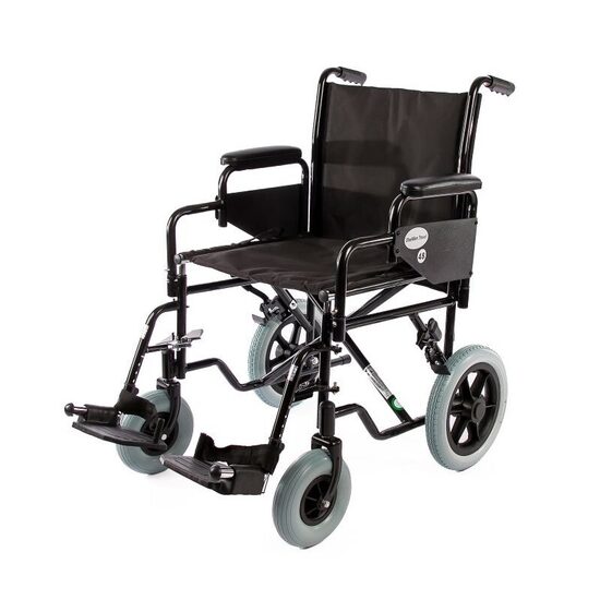 Manuālais pavadoņa vadāmais ratiņkrēsls Steelman Travel 46 cm