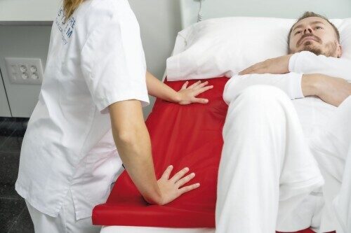 Slīdpalags pacientu pārvietošanai ar rokturiem 200x90 cm 