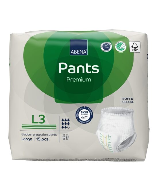 ABENA Pants (Abri-Flex) L3 Premium biksītes urīna nesaturēšanai 15 gb