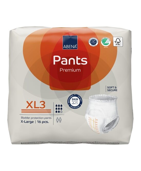 ABENA Pants (Abri-Flex) XL3 Premium biksītes urīna nesaturēšanai 16 gb