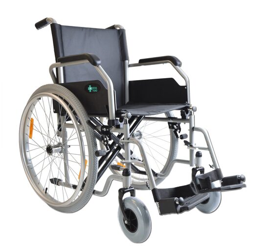 Ratiņkrēsls ar paceļamiem roku balstiem RF-1 Basic 45 cm