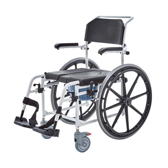 Dušas un tualetes alumīnija ratiņkrēsls AKVA GO 01-5209B