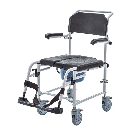 Tualetes un dušas krēsls uz riteņiem AKVA 01-5209A