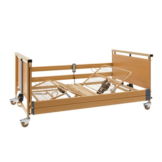 Funkcionālās aprūpes gulta ar pievilkšanās stieni ALLURA 100x200cm 250 kg NOMA